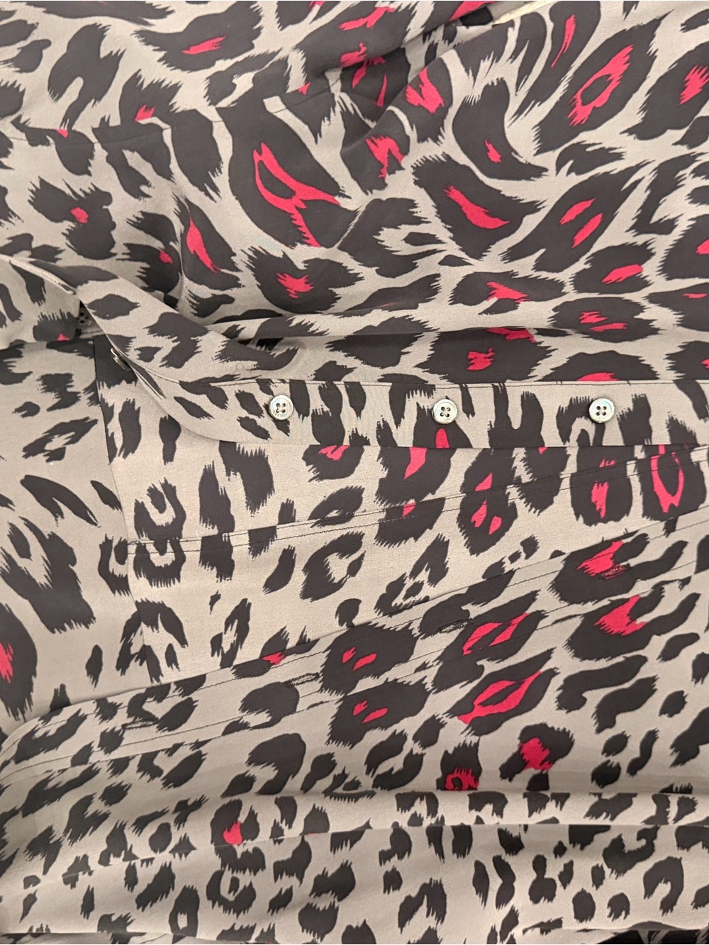 Equipment Grey Leopard-Print Dress - Picture 4 of 4